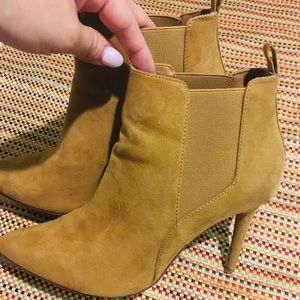 Brown/Nude Ankle Boots